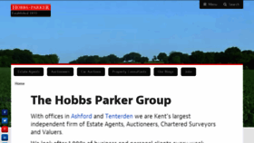 What Hobbsparker.co.uk website looked like in 2019 (4 years ago)