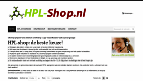 What Hpl-shop.nl website looked like in 2019 (4 years ago)