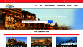What Holidaylandmark.com website looked like in 2019 (4 years ago)