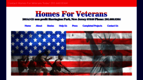 What Homesforveterans.us website looked like in 2019 (4 years ago)