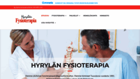 What Hyrylanfysioterapia.fi website looked like in 2019 (4 years ago)
