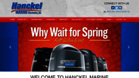 What Hanckelmarine.com website looked like in 2019 (4 years ago)