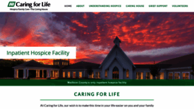 What Hospicefamilycare.org website looked like in 2019 (4 years ago)