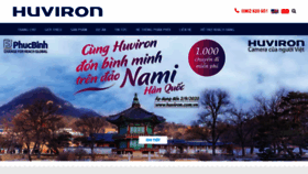 What Huviron.com.vn website looked like in 2019 (4 years ago)
