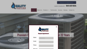 What Heatingwithquality.com website looked like in 2019 (4 years ago)