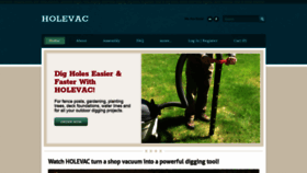 What Holevac.com website looked like in 2019 (4 years ago)