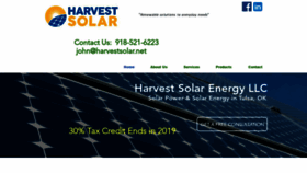 What Harvestsolar.net website looked like in 2019 (4 years ago)
