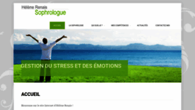 What Helenerenaissophrologuelannion.fr website looked like in 2019 (4 years ago)