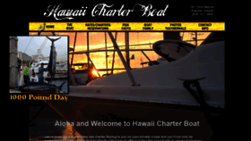 What Hawaiicharterboat.com website looked like in 2019 (4 years ago)