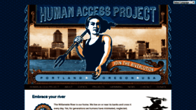 What Humanaccessproject.com website looked like in 2019 (4 years ago)