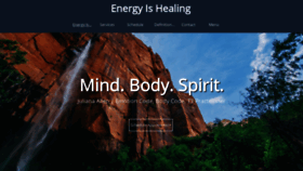 What Healingisenergy.com website looked like in 2019 (4 years ago)
