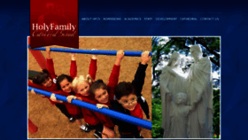 What Holyfamilyk8.org website looked like in 2019 (4 years ago)