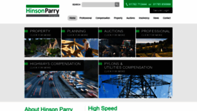 What Hinsonparry.co.uk website looked like in 2019 (4 years ago)
