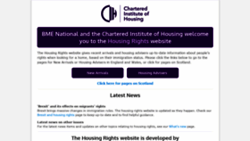 What Housing-rights.info website looked like in 2019 (4 years ago)
