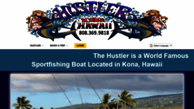 What Hustlersportfishing.com website looked like in 2019 (4 years ago)