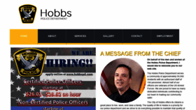 What Hobbspd.com website looked like in 2019 (4 years ago)
