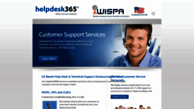 What Helpdesk365.us website looked like in 2019 (4 years ago)