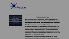 What Hub.madonna.org website looked like in 2019 (4 years ago)