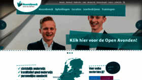 What Hoornbeeck.nl website looked like in 2019 (4 years ago)