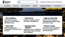 What Harnosand.se website looked like in 2019 (4 years ago)