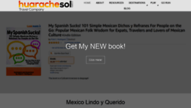 What Huarachesol.com website looked like in 2019 (4 years ago)