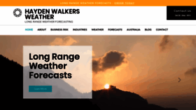 What Haydenwalkersweather.com.au website looked like in 2019 (4 years ago)