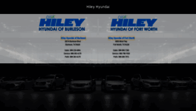 What Hileyhyundai.com website looked like in 2019 (4 years ago)