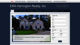What Harringtonera.com website looked like in 2019 (4 years ago)