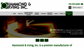What Hammond-irving.com website looked like in 2019 (4 years ago)