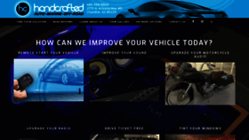 What Handcraftedcaraudio.com website looked like in 2019 (4 years ago)