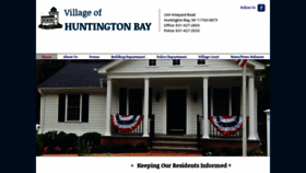 What Huntingtonbay.org website looked like in 2019 (4 years ago)