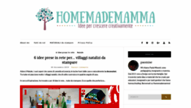 What Homemademamma.com website looked like in 2019 (4 years ago)
