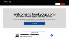 What Hookyoup.com website looked like in 2019 (4 years ago)