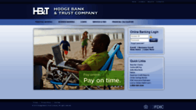 What Hodgebank.net website looked like in 2019 (4 years ago)