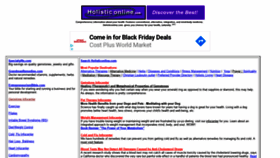 What Holisticonline.com website looked like in 2019 (4 years ago)