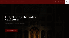 What Holytrinitycathedral.net website looked like in 2019 (4 years ago)