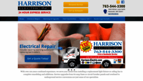 What Harrison-electric.com website looked like in 2019 (4 years ago)