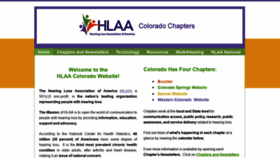 What Hearinglosscolorado.org website looked like in 2019 (4 years ago)
