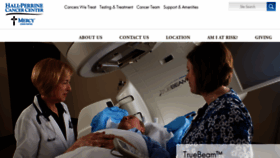 What Hallperrinecancercenter.org website looked like in 2019 (4 years ago)