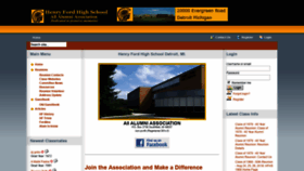 What Henryfordhighschool.com website looked like in 2019 (4 years ago)