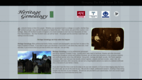 What Heritage-genealogy.com website looked like in 2019 (4 years ago)