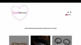 What Handtoheartjewelry.com website looked like in 2019 (4 years ago)