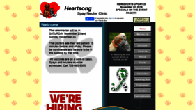 What Heartsongspayneuter.com website looked like in 2019 (4 years ago)