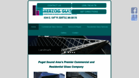What Herzogglass.com website looked like in 2019 (4 years ago)