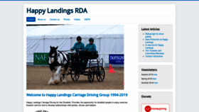 What Happylandings-rda.co.uk website looked like in 2019 (4 years ago)