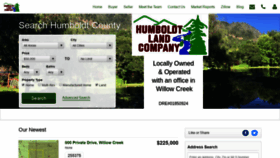What Humboldtlandcompany.com website looked like in 2019 (4 years ago)