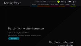 What Hemsleyfraser.de website looked like in 2019 (4 years ago)