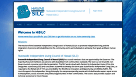 What Hisilc.org website looked like in 2019 (4 years ago)