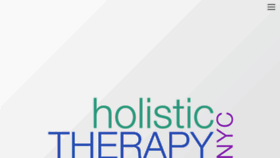 What Holistictherapynyc.com website looked like in 2019 (4 years ago)
