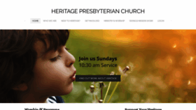 What Heritagepres.org website looked like in 2019 (4 years ago)